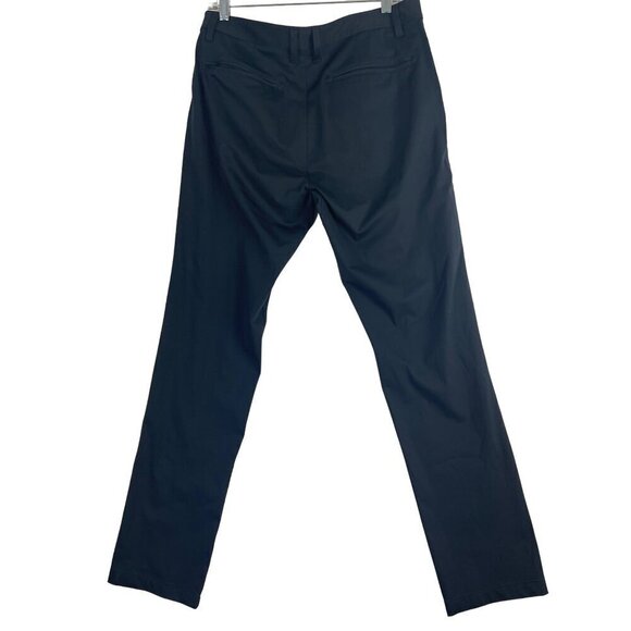 Rhône mens pants black 33 waist 32 inseam slim leg  soft stretch - Picture 5 of 11